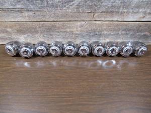 lot 55 image: Lot of 10 Earth Spa 3-Spray with 1.75 GPM 2.7-in. Wall Mount Adjustable Fixed Shower Head in Chrome