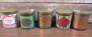 lot 121 image: Lot of 5 Opalhouse Seasonal Soy Based Scented Candles