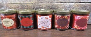 lot 131 image: Lot of 5 Opalhouse 15.1 oz Soy Based Holiday Scented Candles