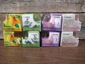 lot 132 image: Lot of 8 True Living 3 oz Scented Candles