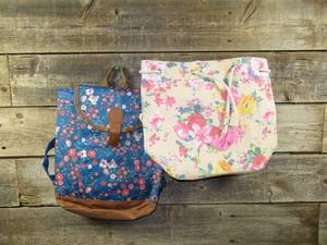 lot 136 image: Set of 2 Womens Shoulder Bag Back Packs