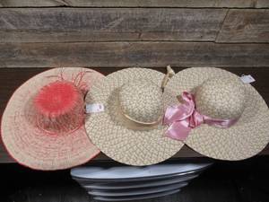 lot 143 image: Lot of 3 Floppy Womens Hats