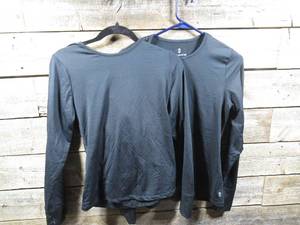 lot 153 image: Mens Microtech� Heat Base Layer Top 2-Pack-Black-Medium