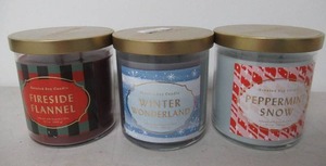 lot 204 image: Set of 3 Opalhouse 15.1 oz Holiday Scented Candles