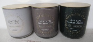 lot 206 image: Set of 3 Opalhouse 15.1 oz Holiday Scented Candles