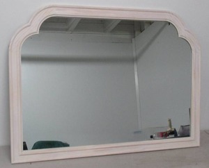 lot 350 image: 36 x 26 French Country Mantel Mirror White - Threshold