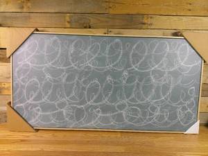 lot 354 image: 47 x 24 Dada Chalk Board Framed Wall Canvas - Threshold