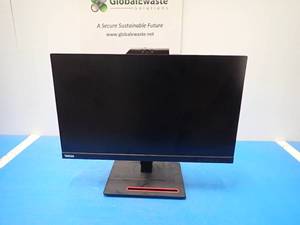 lot 11 image: Lenovo T24v-10 Monitor  23 screen with 1920 x 1080 Resolution  Includes CAB-AC power cable 