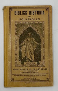 lot 126 image: Antique Swedish Book Biblisk Historia (Biblical History) 1914