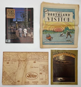 lot 135 image: Vintage BWCA MAPS 1956, 1988 -1986 Duluth Superior Magazine Newspaper - Vintage Travel Memorabilia