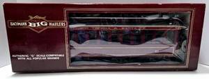 lot 214 image: Bachmann Big Haulers G Scale Passenger Coach Car  w Light Topeka Santa Fe - NIB