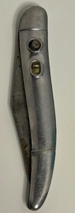 lot 83 image: Vintage HAMMER BRAND Rare Button Lock Blade Folding Fish Knife