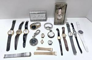 lot 219 image: Collection of Vintage Watches - Seiko, Guess, Timex, Solitaire, Voumard