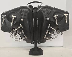 lot 229 image: Vintage 70s LANGE Ski Boots wBuckles & Allsop Boot Carrier