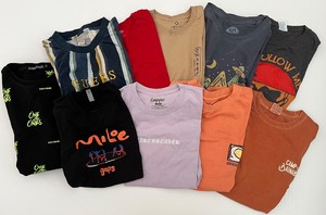 lot 323 image: Lot of 10 Graphic T-shirts adult Unisex Various Sizes