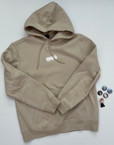 lot 325 image: H&M Beige Naruto Anime Graphic Drawstring Hoodie  Buttons