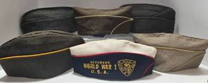 lot 252 image: Collection of Vintage Military GARRISON Caps - Qty 6