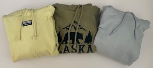 lot 351 image: Lot of 3 Pullover Hoodies Mens & Womens