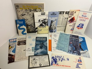 lot 16 image: Vintage 60s-70s DOWNHILL SKIING Brochures From Various Resorts