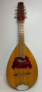 lot 196 image: Vintage MELEK MANDOLIN Musical Instrument Made in Istanbul