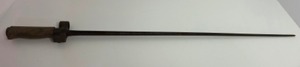 lot 363 image: Vintage French Lebel and Berthier Bayonet Cruciform No Scabbard