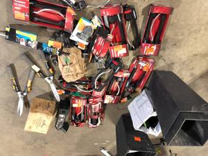lot 46 image: Lot of Assorted Hand Tools and Hardware Various Models and Conditions    Customer Returns See Pictures