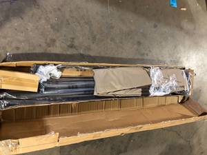 lot 47 image: Sunjoy Universal Curtains for 13 ft. x 15 ft. Wood-Framed Gazebos    Customer Returns See Pictures