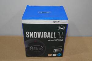 lot 9 image: Logitech Snowball Ice USB Game Streaming Microphone