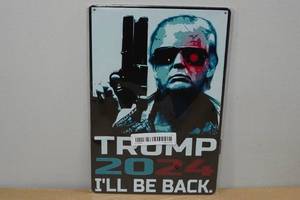 lot 98 image: Novelty Metal Sign -Trump 2024