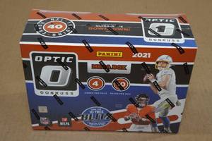 lot 149 image: Mega Box of 2021 Optic Football Card Packs