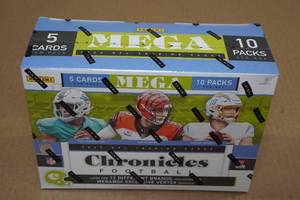 lot 150 image: Mega Box of 2020 Panini Chronicles Football Card Packs