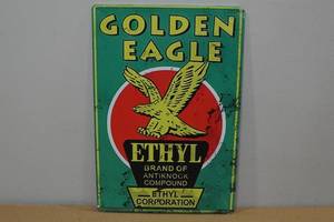 lot 175 image: Novelty Metal Sign -Golden Eagle