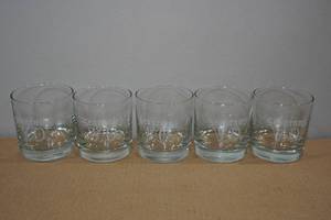 lot 207 image: 5 Seagrams V.O. Rocks Glasses