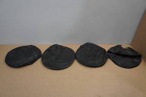 lot 258 image: 4 Leather Hats -Large