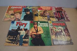 lot 277 image: Vintage Western Comic Books -Rawhide, Zorro, Silver