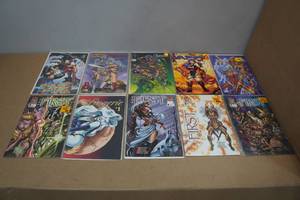 lot 287 image: Adult Theme Comic Books -Angel Fire, Celestine, Lingerie, The First