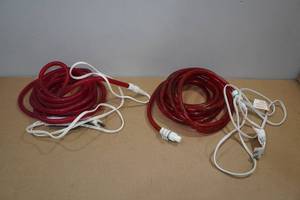 lot 309 image: 2 Red Rope Lights