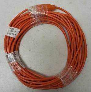 lot 5 image: HDX  50 ft Indoor  Outdoor Extension Cord - 16 Gauge NEW