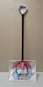 lot 12 image: Emsco  NEW  Bigfoot  18  ALL - AMERICAN Poly Combo SNOW DOZER Patriotic Snow Shovel