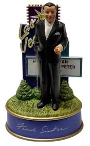 lot 59 image: Heirloom Collection - Carlton Cards  Seventh in the Legends Series - Frank Sinatra in Las Vegas