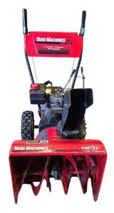 lot 24 image: Yard Machines  22 Wide  and 5 HP GAS  Snowblower