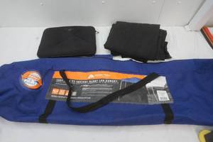 lot 346 image: Queen sheet, laptop bag and tent canopy bag
