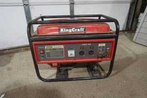 lot 385 image: King Craft generator, 120 volt