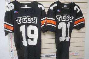 lot 403 image: Jerseys St. Cloud Tech High School. One XL one L
