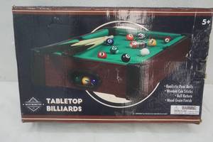 lot 499 image: table top billiards game