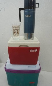 lot 71 image: coolers, thermos