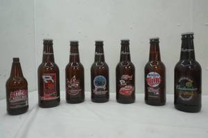 lot 587 image: collectors beer bottles