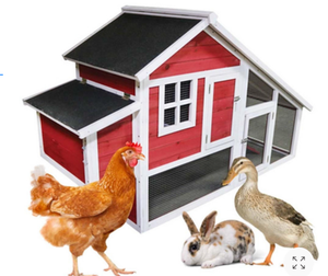 lot 2 image: Egg Hut Wooden Chicken Coop (up to 3 chickens)  - PC115