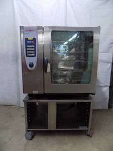 Gas Self Cooking Center - Rational - NSF with Cart