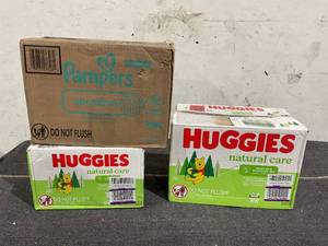 lot 111 image: LOT OF 3 Baby Wipes
